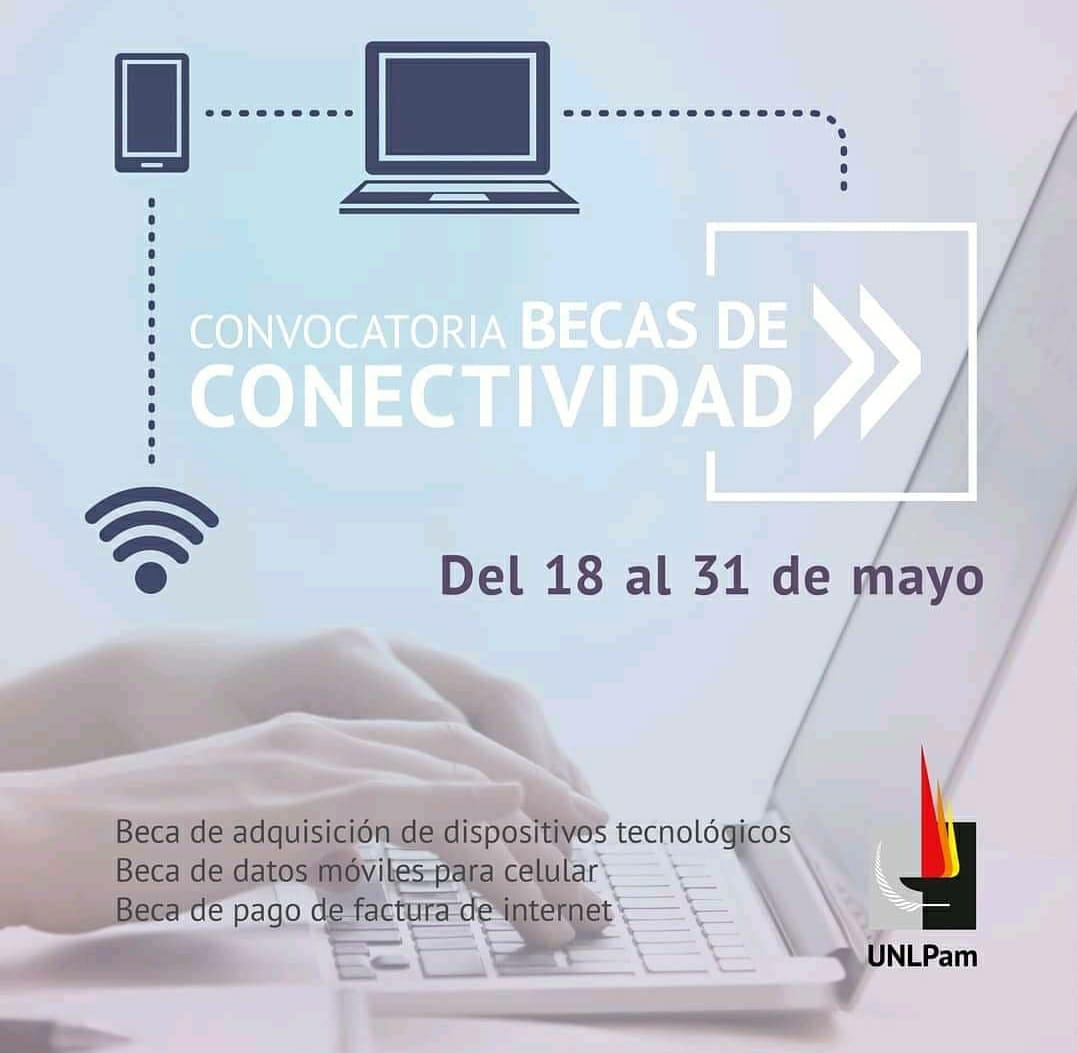 Convocatoria Becas de Conectividad para estudiantes de la UNLPam