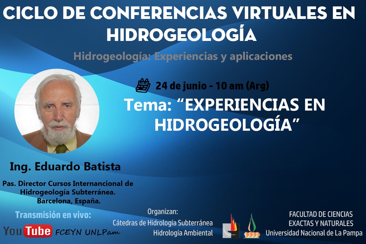 Ciclo de conferencias en Hidrogeología
