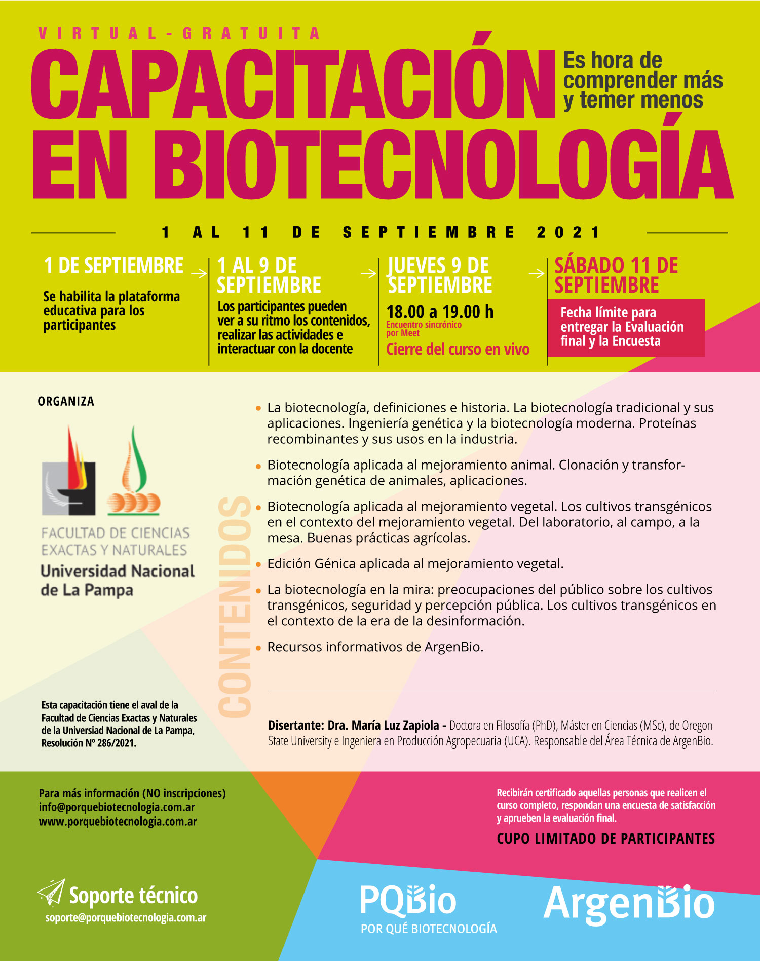 Capacitación en Biotecnología